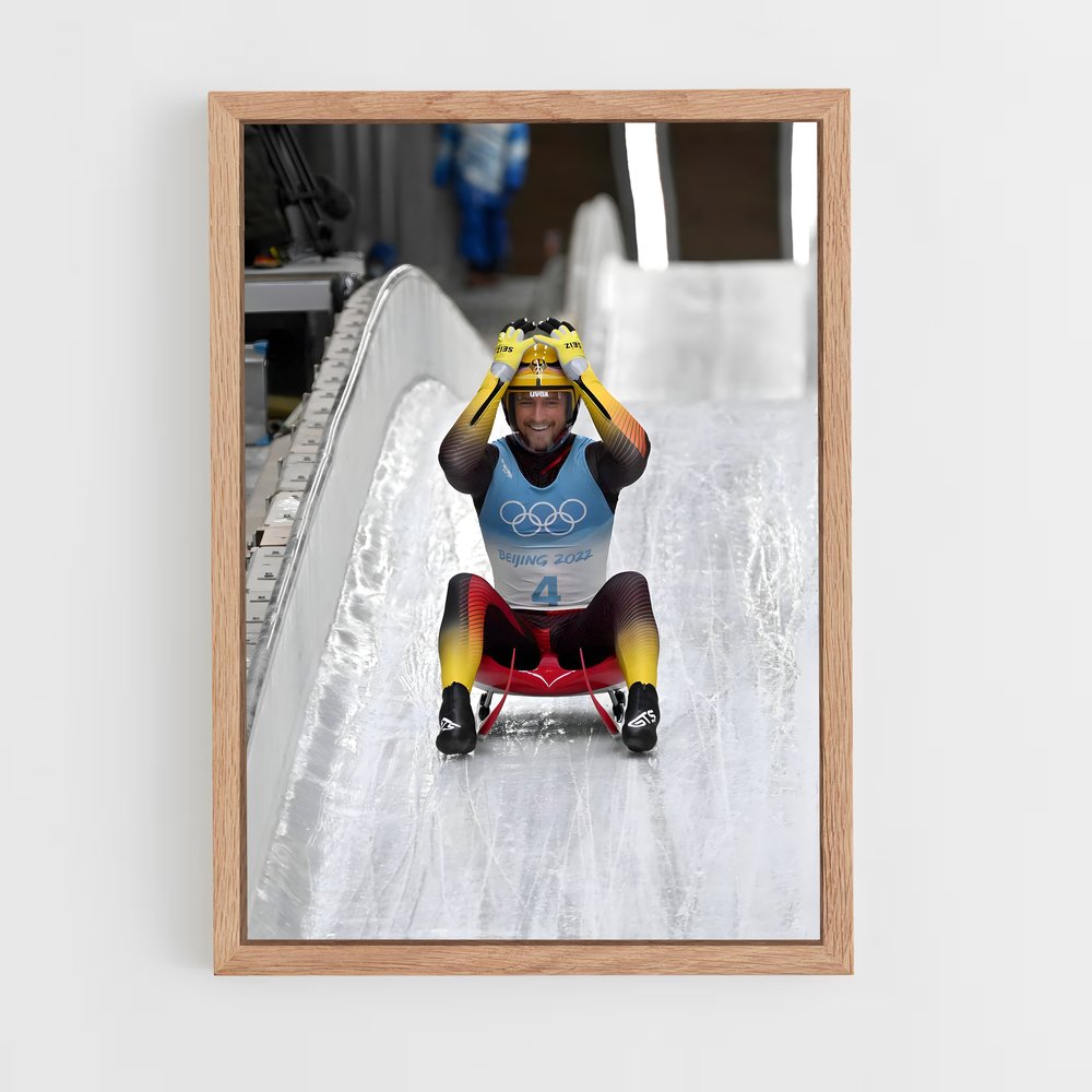 Poster Beijing Jeux – affiche Jeux Olympiques (vue 4)